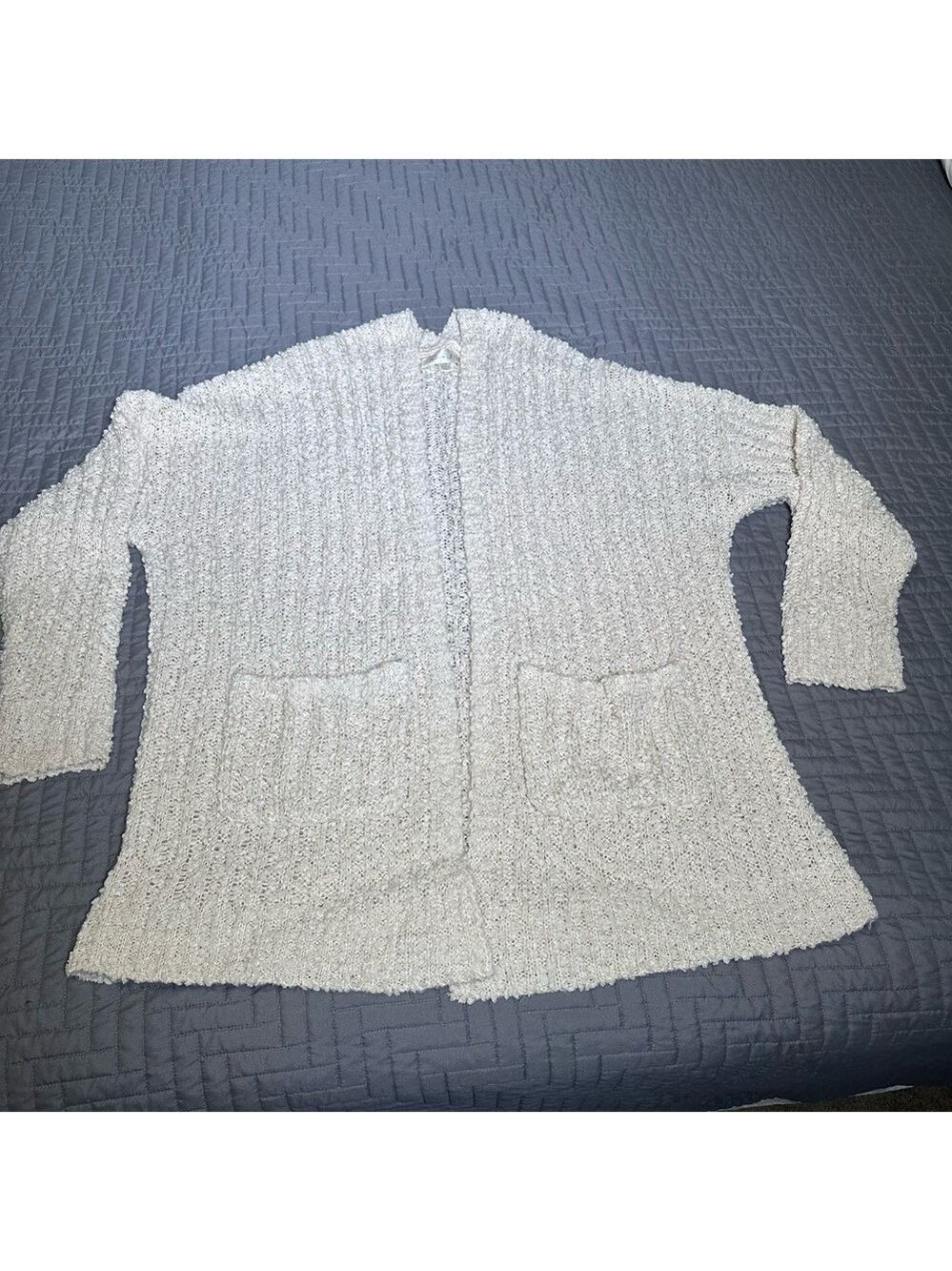 Chic Soul Reborn J Cream Cardigan 1X